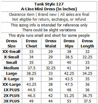 Bamboo Island Women's A-Line Hawaiian Short Tank Dress